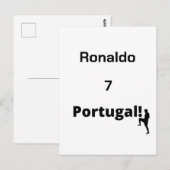 ポルトガル語サッカー選手のカスタマイズ ポストカード (正面/裏面)