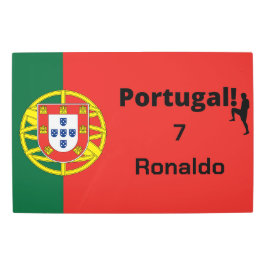 ポルトガル語サッカー選手のカスタマイズ メタルプリント