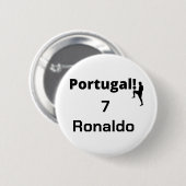 ポルトガル語サッカー選手のカスタマイズ 缶バッジ (正面&裏面)