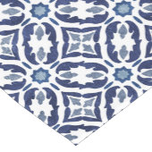 ポルトガル語スペインのアズレジョ青藍 ショートテーブルランナー (コーナー)