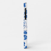 ポルトガル語タイル地中海のブルーフローラ Case-Mate iPhoneケース (裏面/左)