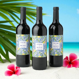 ポルトガル語タイル地中海のル結婚モン ワインラベル