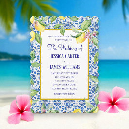 ポルトガル語タイル地中海のル結婚モン 招待状