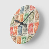 ポルトガル語デザインウォールクロック ラウンド壁時計 (傾斜)