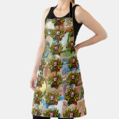 ポルトガル語デザインオールオーバープリントエプロン エプロン (インサイチュ)