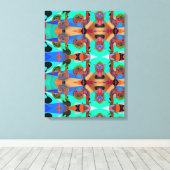 ポルトガル語デザインキャンバス印刷 キャンバスプリント (インサイチュ (ウッドフロア))