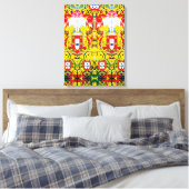 ポルトガル語デザインストレッチキャンバス印刷 キャンバスプリント (インサイチュ (寝室))