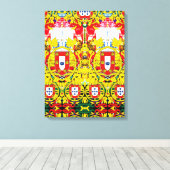 ポルトガル語デザインストレッチキャンバス印刷 キャンバスプリント (インサイチュ (ウッドフロア))