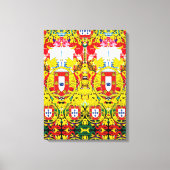 ポルトガル語デザインストレッチキャンバス印刷 キャンバスプリント (正面)