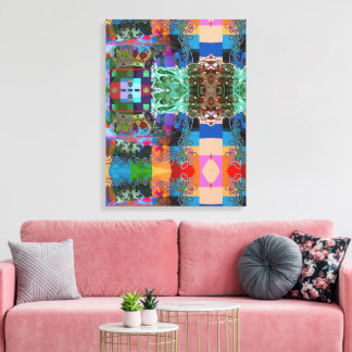 ポルトガル語デザインストレッチキャンバス印刷 キャンバスプリント