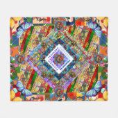 ポルトガル語デザインフリースブランケット フリースブランケット (正面(横))