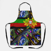 ポルトガル語デザイン エプロン (正面)