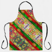ポルトガル語デザイン エプロン (正面)