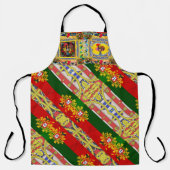 ポルトガル語デザイン エプロン (正面)