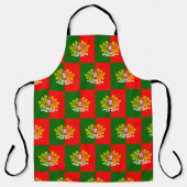ポルトガル語デザイン エプロン (正面)