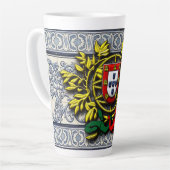 ポルトガル語デザイン カフェラテマグ (左アングル)