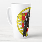 ポルトガル語デザイン カフェラテマグ (左アングル)