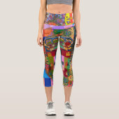 ポルトガル語デザイン カプリレギンス (正面)