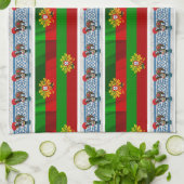 ポルトガル語デザイン キッチンタオル (折り畳み)