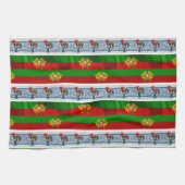 ポルトガル語デザイン キッチンタオル (横)