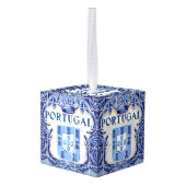 ポルトガル語デザイン キューブオーナメント (裏面アングル)