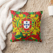 ポルトガル語デザイン クッション (ブランケット)