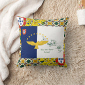 ポルトガル語デザイン クッション (ブランケット)