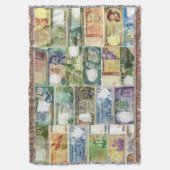 ポルトガル語デザイン スローブランケット (正面縦)