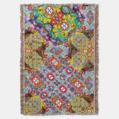 ポルトガル語デザイン スローブランケット (正面縦)