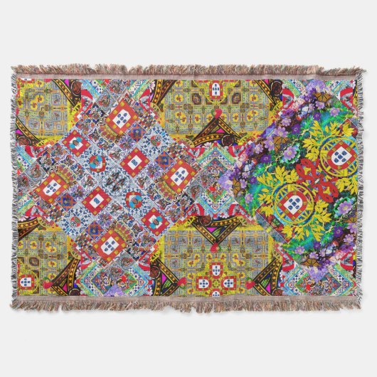 ポルトガル語デザイン スローブランケット (正面)