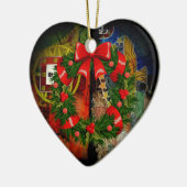 ポルトガル語デザイン セラミックオーナメント (左)