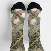 ポルトガル語デザイン ソックス (上部)