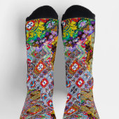 ポルトガル語デザイン ソックス (上部)