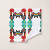 ポルトガル語デザイン バスタオルセット (ウォッシュタオル)