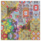 ポルトガル語デザイン ファブリック (クローズアップ)