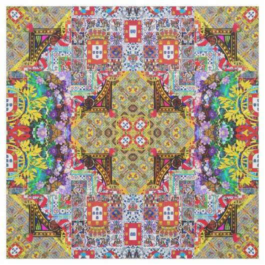 ポルトガル語デザイン ファブリック (見本)