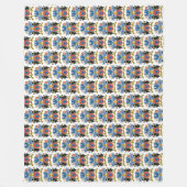 ポルトガル語デザイン フリースブランケット (正面)