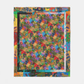 ポルトガル語デザイン フリースブランケット (正面)