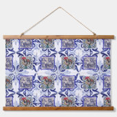 ポルトガル語デザイン 吊り下げ型タペストリー (正面)