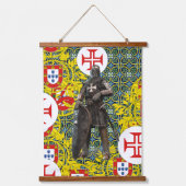 ポルトガル語デザイン 吊り下げ型タペストリー (正面)