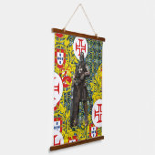 ポルトガル語デザイン 吊り下げ型タペストリー (傾斜あり)