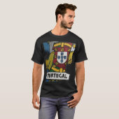 ポルトガル語デザイン Tシャツ (正面フル)