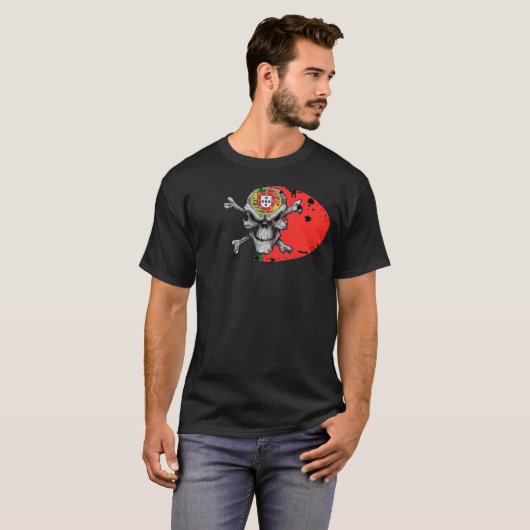 ポルトガル語デザイン Tシャツ (正面フル)