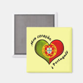 ポルトガル語ハート マグネット (正面/裏面)