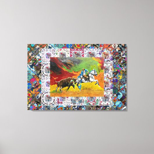 ポルトガル語フォルカド キャンバスプリント (正面)