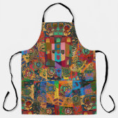 ポルトガル語フォークアートデザイン エプロン (正面)