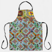ポルトガル語フォークアートデザイン エプロン (正面)