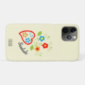 ポルトガル語フォークハートとサウダード語 Case-Mate iPhoneケース (裏面(横))