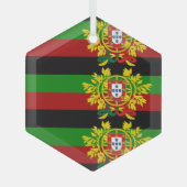 ポルトガル語フォーク美術陶芸オーナメント ガラスオーナメント (正面)