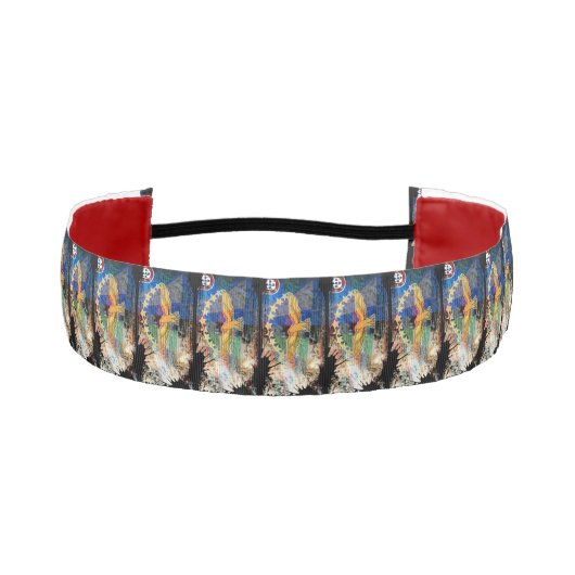 ポルトガル語フォーク芸術の運動競技ヘッドバンド アスレチックヘッドバンド (正面)